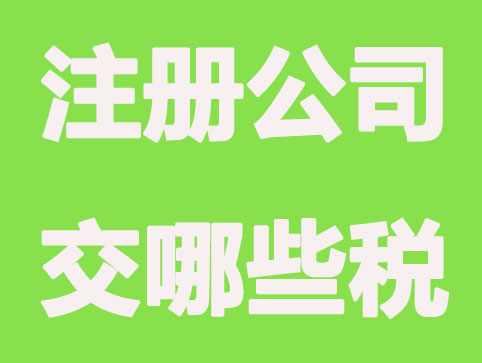 新注册公司需要交哪些税？什么时候交？